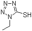1-Ethyl-1H-1,2,3,4-tetrazole-5-thiol molecular structure (CAS 15217-53-5)