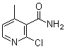 structure of CAS# 152362-01-1, 2-Chloro-4-methyl-3-pyridinecarboxamide