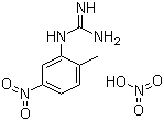 structure of CAS# 152460-08-7, (2-Methyl-5-nitrophenyl)guanidine nitrate;N-(2-Methyl-5-nitrophenyl)guanidine nitrate