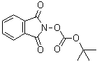 结构式 CAS# 15263-20-4, N-(叔丁氧羰基氧基)邻苯二甲酰亚胺