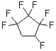 structure of CAS# 15290-77-4, 1,1,2,2,3,3,4-Heptafluorocyclopentane;1,2,2,3,3,4,4-Heptafluorocyclopentane; 4H,5H,5H-Heptafluorocyclopentane; Zeorora H