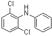 结构式 CAS# 15307-93-4, 2,6-二氯-N-苯基苯胺