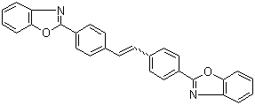 结构式 CAS# 1533-45-5, 荧光增白剂 OB-1; 2,2-(4,4-二苯乙烯基)双苯并噁唑