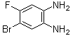 结构式 CAS# 153505-37-4, 4-溴-5-氟-1,2-苯二胺