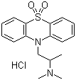 structure of CAS# 15374-15-9, Dioxopromethazine hydrochloride