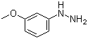 structure of CAS# 15384-39-1, (3-Methoxyphenyl)hydrazine;1-(3-Methoxyphenyl)hydrazine; m-Methoxyphenylhydrazine