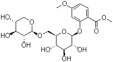 Primeverin molecular structure (CAS 154-60-9)
