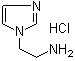 结构式 CAS# 154094-97-0, 1H-咪唑-1-乙胺单盐酸盐
