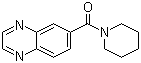 结构式 CAS# 154235-83-3, 安帕来斯; 1-(喹喔啉-6-基甲酰基)哌啶