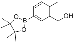 structure of CAS# 1544673-46-2, (2-Methyl-5-(4,4,5,5-tetraMethyl-1,3,2-dioxaborolan-2-yl)phenyl)Methanol