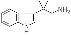 结构式 CAS# 15467-31-9, 3-(2-氨基叔丁基)吲哚