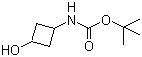 结构式 CAS# 154748-63-7, (3-羟基环丁基)氨基甲酸叔丁酯