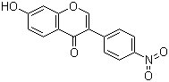 结构式 CAS# 15485-80-0, 7-羟基-4'-硝基异黄酮