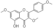 结构式 CAS# 15486-34-7, 山柰酚 3,4',7-三甲基醚