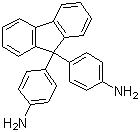 structure of CAS# 15499-84-0, 4,4'-(9-Fluorenylidene)dianiline;9,9-Bis(4-aminophenyl)fluorene; Bisaminophenylfluorene