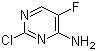 structure of CAS# 155-10-2, 4-Amino-2-chloro-5-fluoropyrimidine