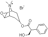 (-)-Scopolamine methyl bromide molecular structure (CAS 155-41-9)