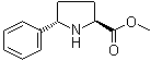 structure of CAS# 155343-63-8, (5S)-5-Phenyl-L-proline methyl ester