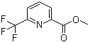 structure of CAS# 155377-05-2, 6-Trifluoromethyl-pyridine-2-carboxylic acid methyl ester;Methyl 6-(trifluoromethyl)picolinate