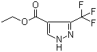 structure of CAS# 155377-19-8, Ethyl 3-(trifluoromethyl)-1H-pyrazole-4-carboxylate