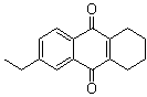 2-Ethyl-5,6,7,8-tetrahydro-9,10-anthraquinone molecular structure (CAS 15547-17-8)