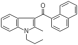 结构式 CAS# 155471-08-2, (2-甲基-1-丙基-1H-吲哚-3-基)-1-萘基甲酮