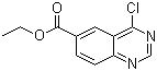 结构式 CAS# 155960-94-4, 4-氯喹唑啉-6-甲酸乙酯