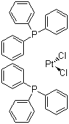 structure of CAS# 15604-36-1, cis-Bis(triphenylphosphine)platinum(II) chloride;cis-Dichlorobis(triphenylphosphine)platinum(II)