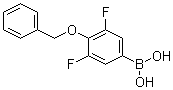 结构式 CAS# 156635-88-0, [4-(苄氧基)-3,5-二氟苯基]硼酸