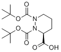 结构式 CAS# 156699-39-7, (S)-四氢哒嗪-1,2,3-三羧酸1,2-二叔丁酯