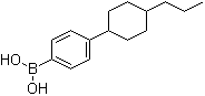 structure of CAS# 156837-90-0, [4-(4-Propylcyclohexyl)phenyl]boric acid