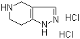 structure of CAS# 157327-44-1, 4,5,6,7-Tetrahydro-1H-pyrazolo[4,3-c]pyridine dihydrochloride