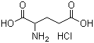 结构式 CAS# 15767-75-6, DL-谷氨酸盐酸盐