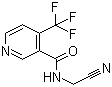structure of CAS# 158062-67-0, Flonicamid;N-Cyanomethyl-4-trifluoromethyl-3-pyridinecarboxamide