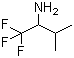 structure of CAS# 1582-18-9, 1,1,1-Trifluoro-3-methylbutan-2-amine;2-Methyl-1-(trifluoromethyl)propylamine