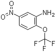 structure of CAS# 158579-82-9, 5-Nitro-2-(trifluoromethoxy)aniline;5-Nitro-2-trifluoromethoxyaniline