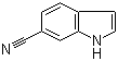 structure of CAS# 15861-36-6, 6-Cyanoindole;1H-Indole-6-carbonitrile