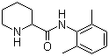 结构式 CAS# 15883-20-2, N-(2',6'-二甲苯基)-2-哌啶甲酰胺