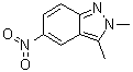 structure of CAS# 1588440-92-9, 2,3-Dimethyl-5-nitro-2H-indazole