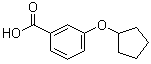 结构式 CAS# 158860-99-2, 3-(环戊基氧基)苯甲酸