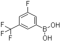 结构式 CAS# 159020-59-4, 5-氟-3-三氟甲基苯硼酸
