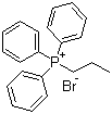 结构式 CAS# 15912-75-1, 丙基三苯基溴化鏻; 三苯基丙基溴化鏻