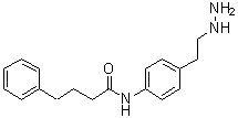 结构式 CAS# 1591932-50-1, N-[4-(2-肼基乙基)苯基]苯丁酰胺