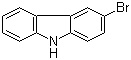 结构式 CAS# 1592-95-6, 3-溴咔唑