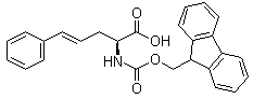 结构式 CAS# 159610-82-9, [S-(E)]-2-[芴甲氧羰基氨基]-5-苯基-4-戊烯酸