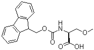 structure of CAS# 159610-93-2, N-[(9H-Fluoren-9-ylmethoxy)carbonyl]-O-methyl-L-serine
