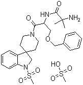 结构式 CAS# 159752-10-0, 伊布莫仑甲磺酸盐