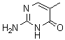结构式 CAS# 15981-91-6, 2-氨基-5-甲基-4(3H)-嘧啶酮