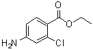 结构式 CAS# 16017-69-9, 4-氨基-2-氯苯甲酸乙酯