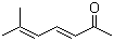 结构式 CAS# 1604-28-0, 6-甲基-3,5-庚二烯-2-酮